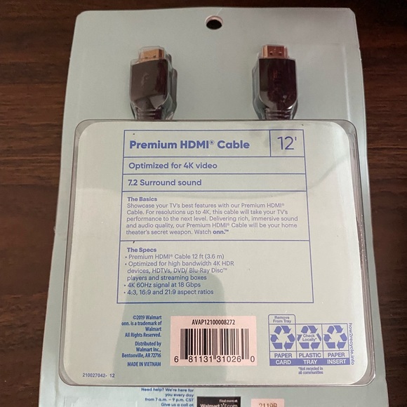 12’ 4K HDMI CABLES - Picture 4 of 6